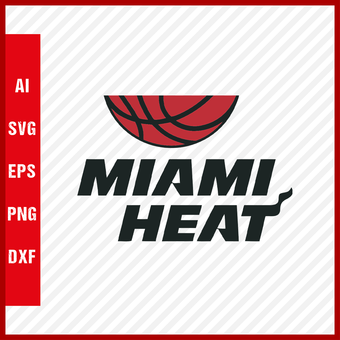 NBA Miami Heat Logo Svg Cut Files Basketball Clipart