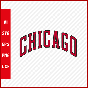 Chicago Bulls Logo NBA Svg Cut Files Basketball Clipart