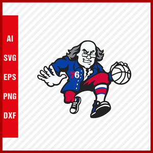 NBA Philadelphia 76ers Sixers Logo Svg Cut Files Basketball Clipart