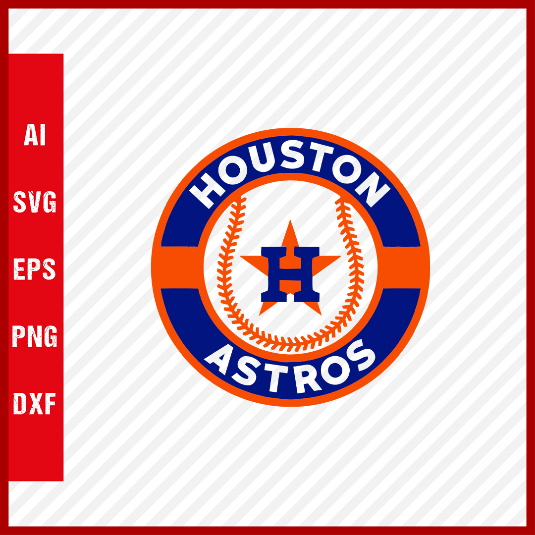 Houston Astros Logo MLB Svg Cut Files Baseball Clipart