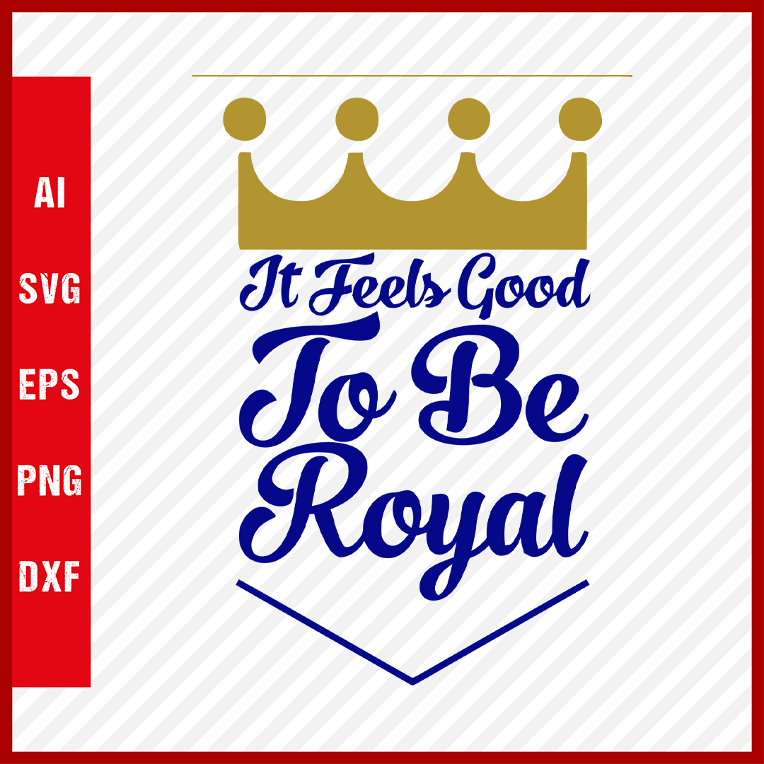 Kansas City Royals Logo MLB Svg Cut Files Baseball Clipart