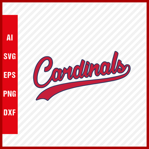 St. Louis Cardinals Logo MLB Svg Cut Files Baseball Clipart