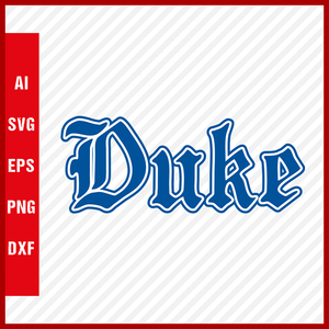 Duke Blue Devils Logo svg NCAA National Collegiate Athletic Association Team Clipart