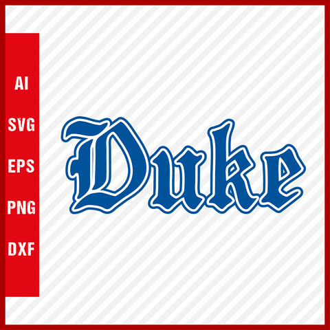 Duke Blue Devils Logo svg NCAA National Collegiate Athletic Association Team Clipart