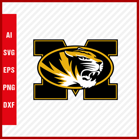Missouri Tigers Logo svg NCAA National Collegiate Athletic Association Team Clipart