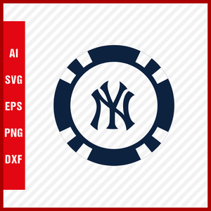 New York Yankees Logo MLB Svg Cut Files Baseball Clipart