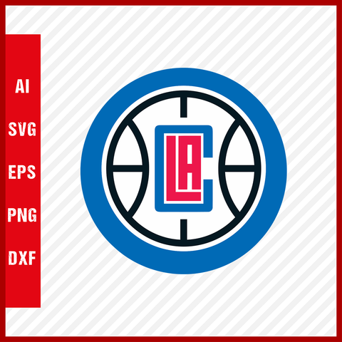 NBA Los Angeles Clippers Logo Svg Cut Files Basketball Clipart