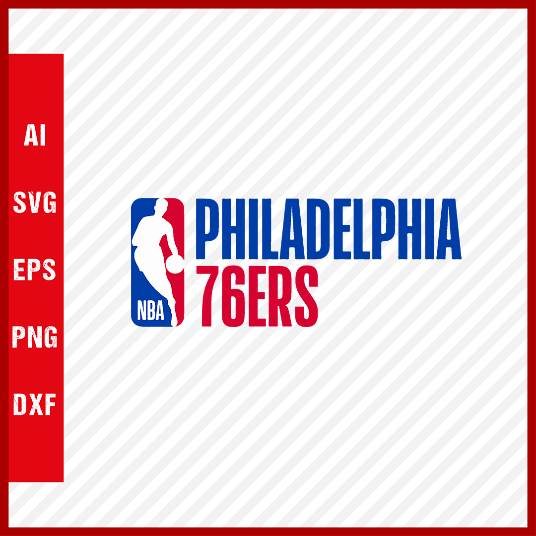 NBA Philadelphia 76ers Sixers Logo Svg Cut Files Basketball Clipart