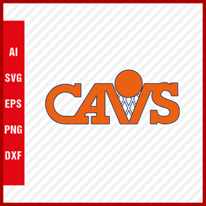 Cleveland Cavaliers Logo NBA Svg Cut Files Basketball Clipart