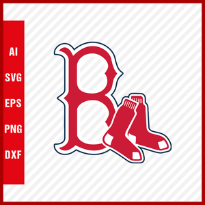 Boston Redsox Logo Mlb Svg Cut Files Baseball Clipart