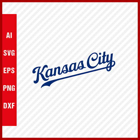 Kansas City Royals Logo MLB Svg Cut Files Baseball Clipart