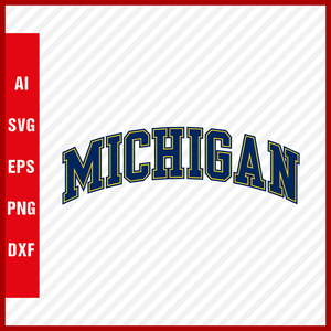 Michigan Wolverines Logo svg NCAA National Collegiate Athletic Association Team Clipart