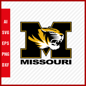 Missouri Tigers Logo svg NCAA National Collegiate Athletic Association Team Clipart