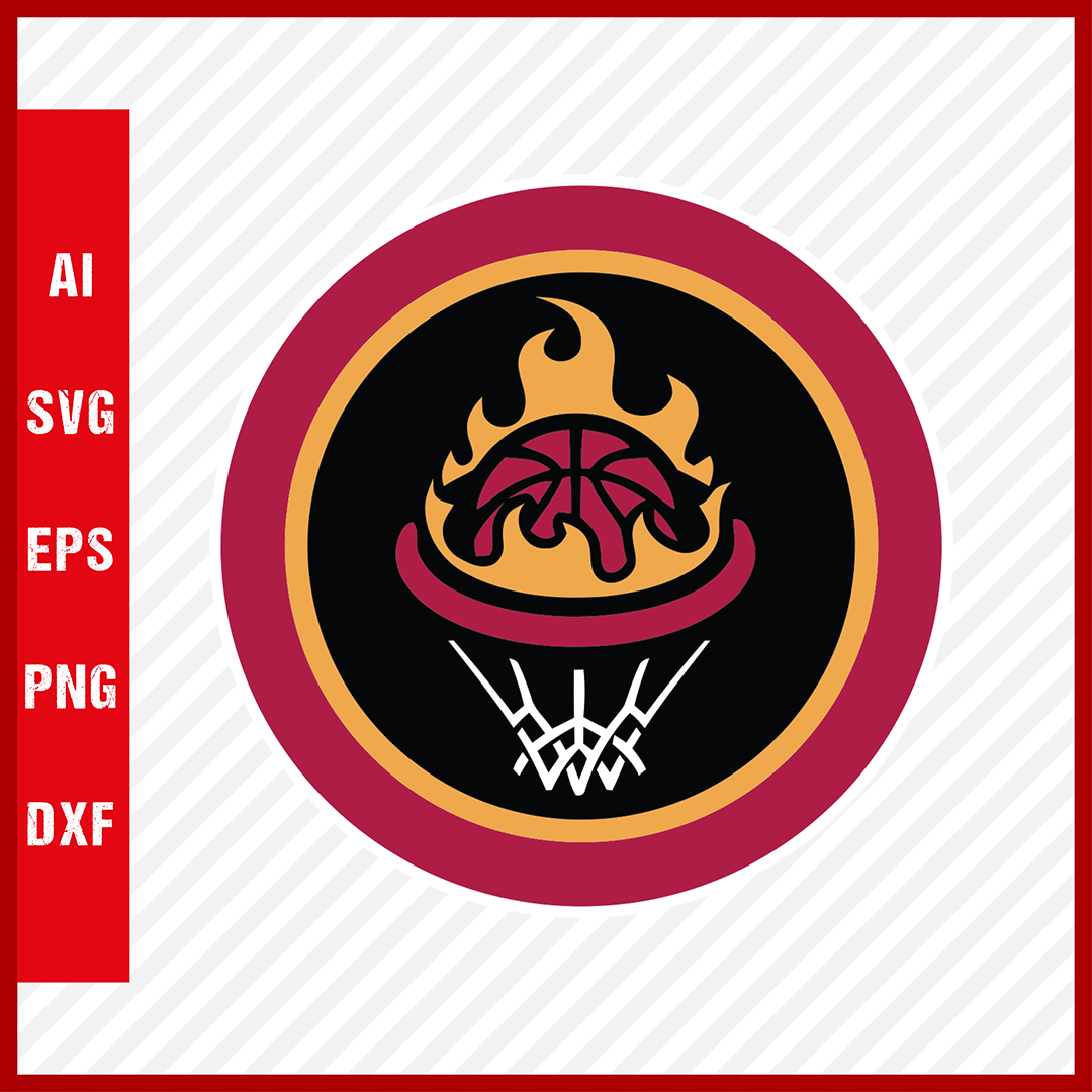 NBA Miami Heat Logo Svg Cut Files Basketball Clipart