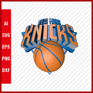 NBA New York Knicks Logo Svg Cut Files Basketball Clipart