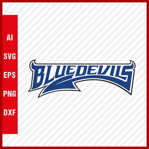 Duke Blue Devils Logo svg NCAA National Collegiate Athletic Association Team Clipart