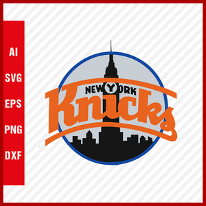 NBA New York Knicks Logo Svg Cut Files Basketball Clipart