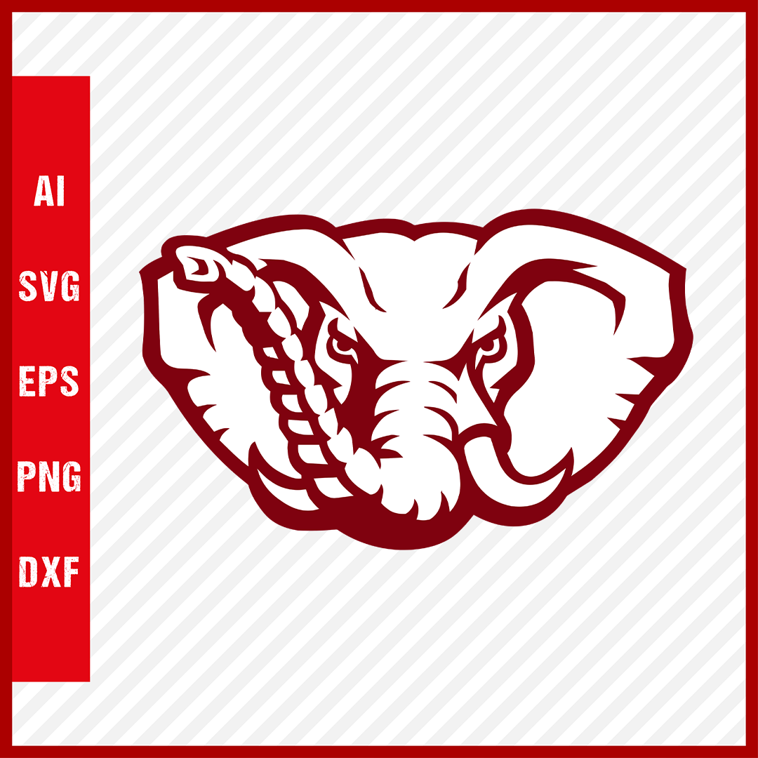 Alabama Crimson Tide Logo svg NCAA National Collegiate Athletic Association Team Clipart