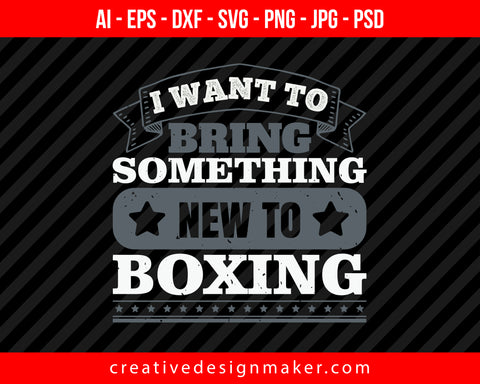 I want to bring something new to Boxing Print Ready Editable T-Shirt SVG Design!