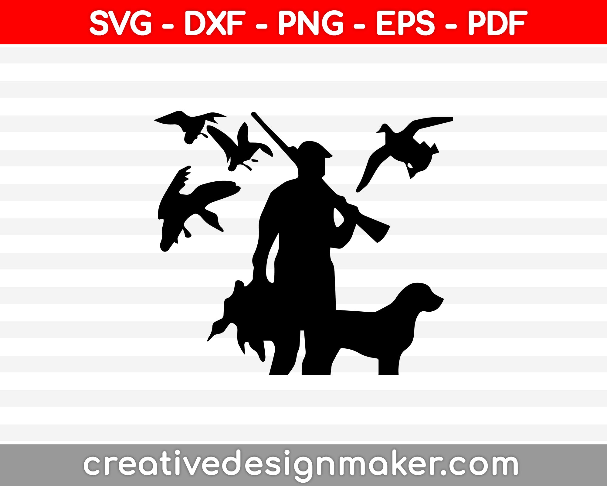 Duck Hunting SVG PNG Cutting Printable Files