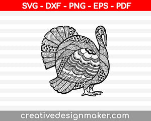 Turkey SVG PNG Cutting Printable Files