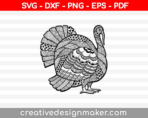 Turkey SVG PNG Cutting Printable Files