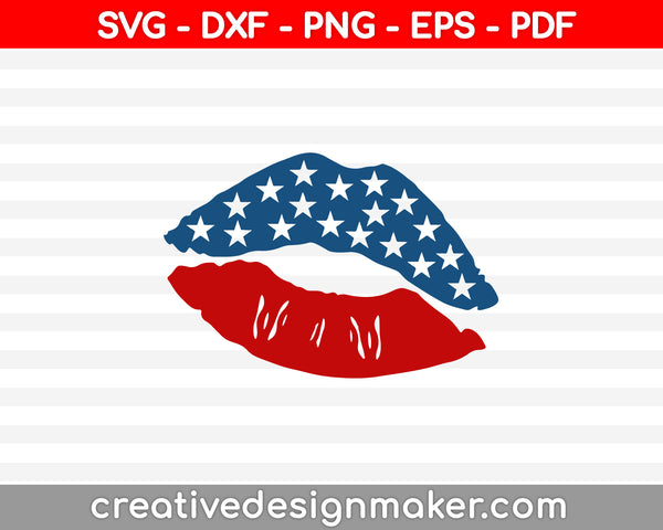 4th of July SVG PNG Cutting Printable Files