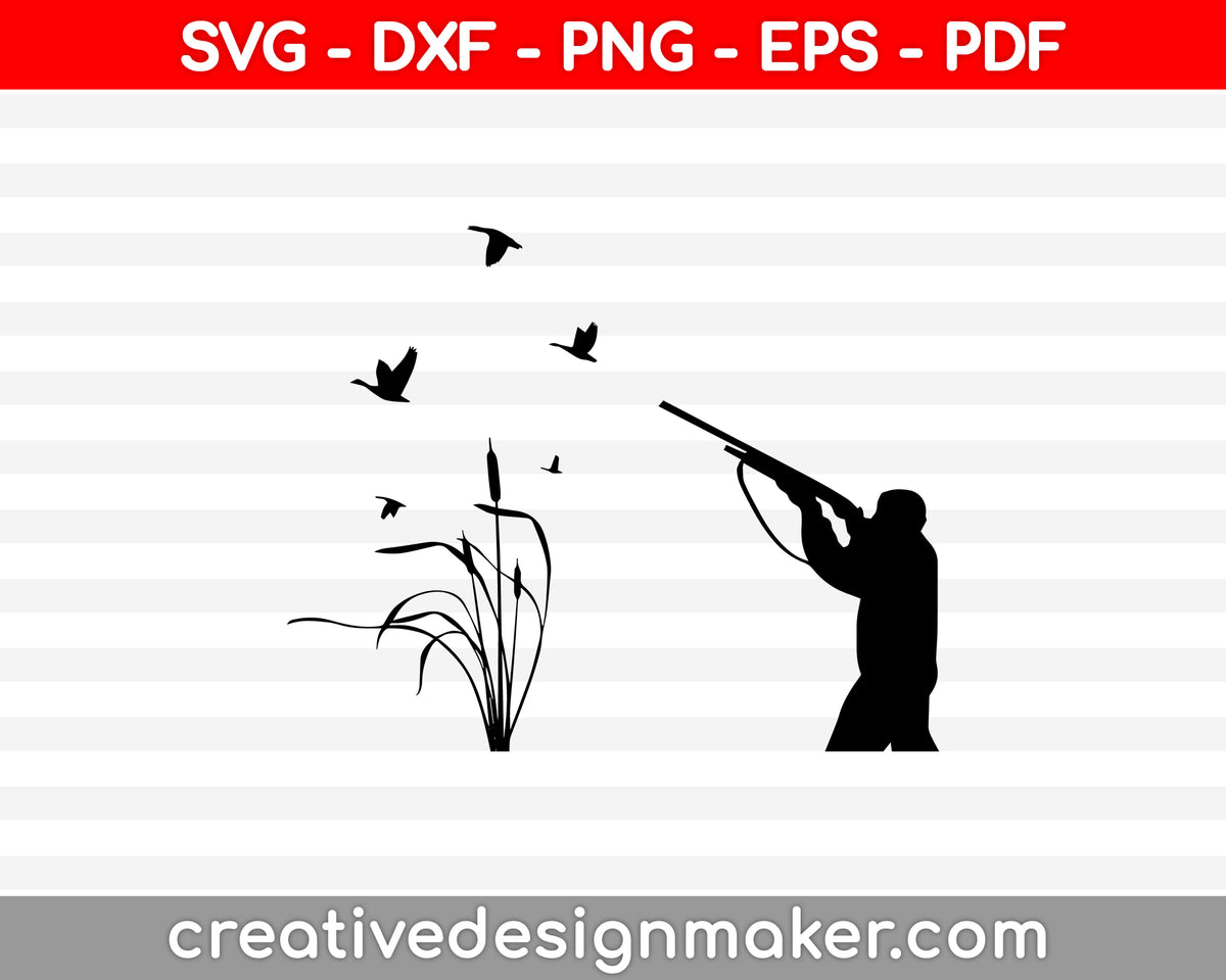 Duck Hunting SVG PNG Cutting Printable Files – Creativedesignmaker