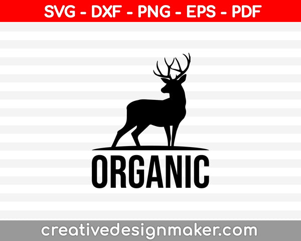 Organic SVG PNG Cutting Printable Files