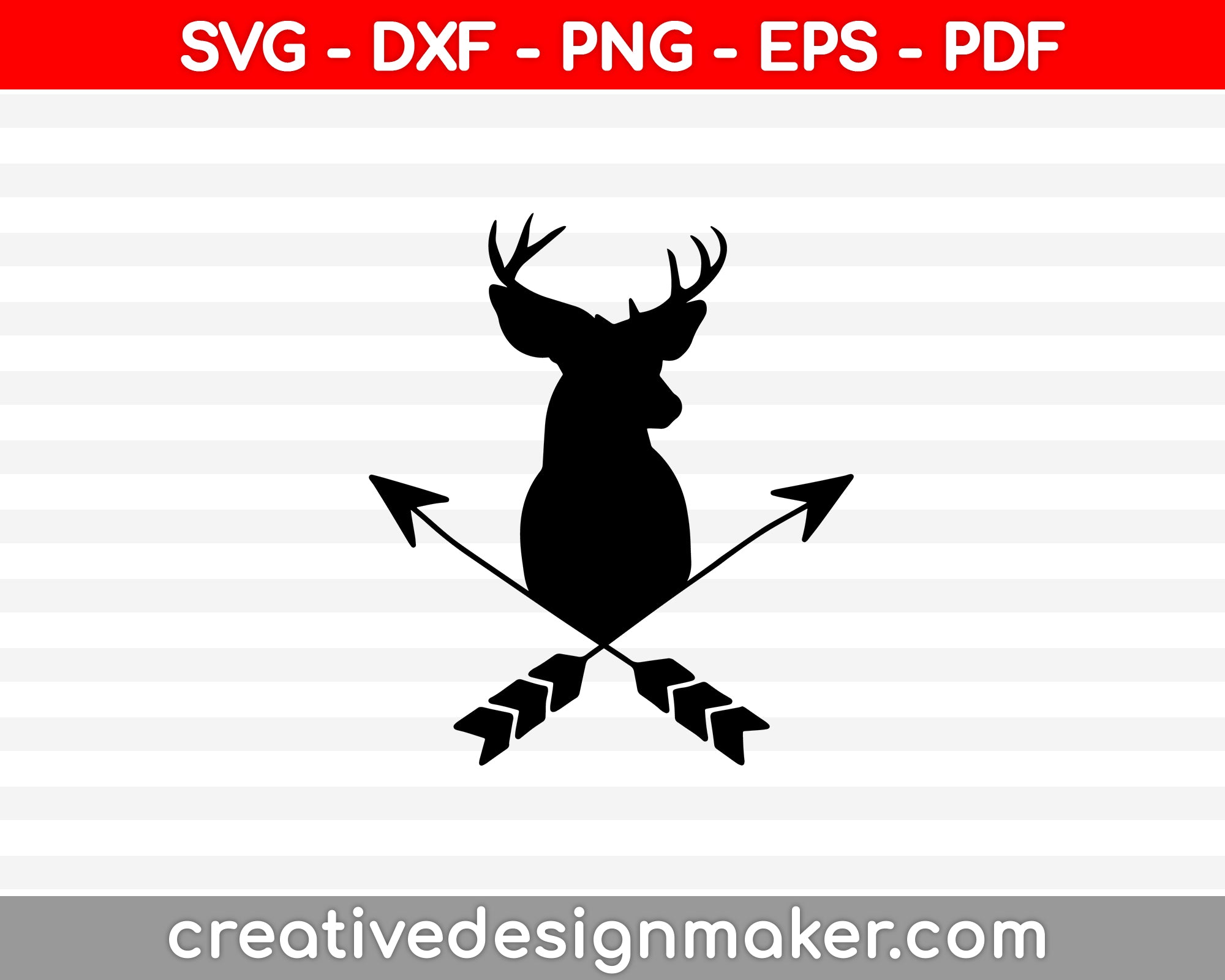 Deer Hunting SVG PNG Cutting Printable Files