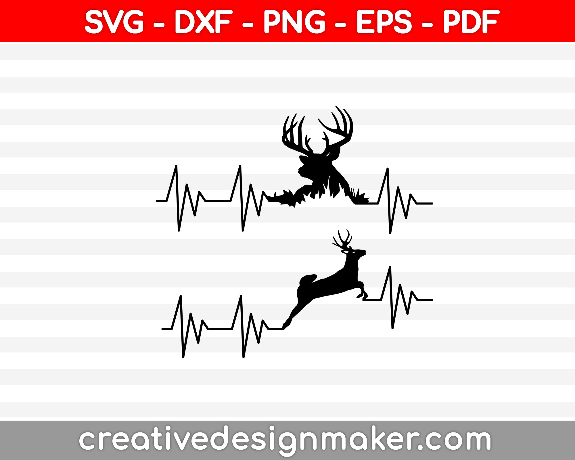 Deer Hunting SVG PNG Cutting Printable Files