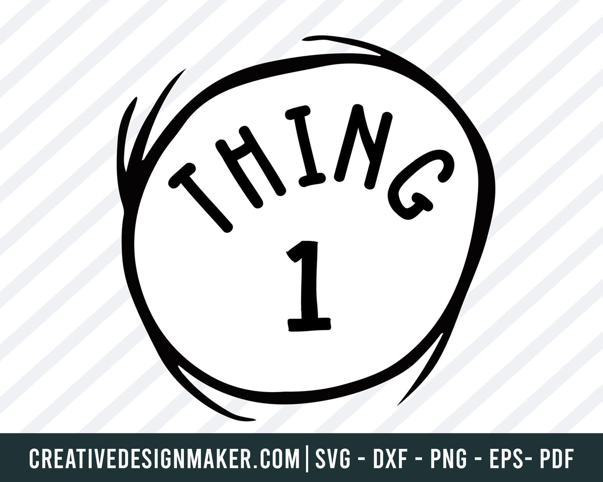 Thing 1 And Thing 2 Logo Printable Thing 1 And Thing 2 Puppets Free