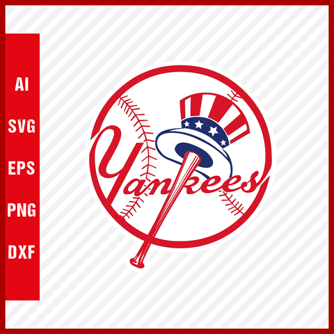 New York Yankees Logo MLB Svg Cut Files Baseball Clipart