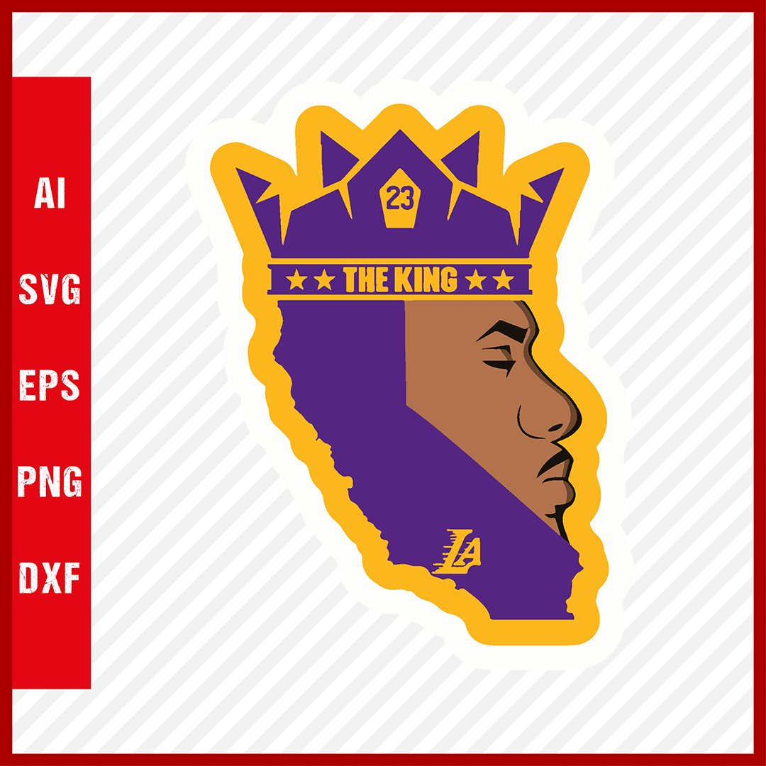 NBA Los Angeles Lakers Logo Svg Cut Files Basketball Clipart