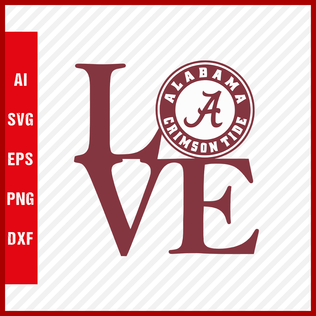 Alabama Crimson Tide Logo svg NCAA National Collegiate Athletic Association Team Clipart