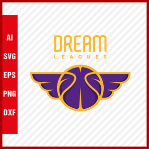 NBA Los Angeles Lakers Logo Svg Cut Files Basketball Clipart