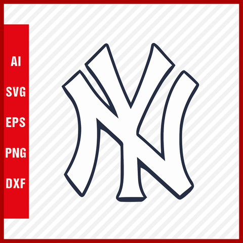 New York Yankees Logo MLB Svg Cut Files Baseball Clipart