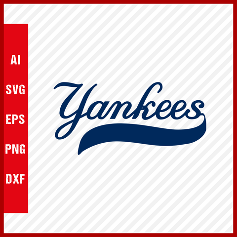 New York Yankees Logo MLB Svg Cut Files Baseball Clipart