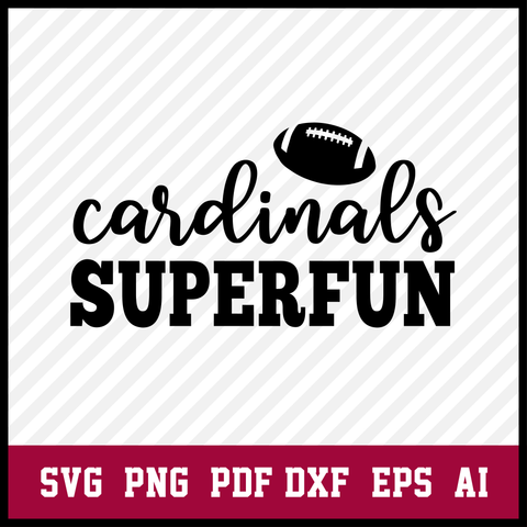 Arizona Cardinals Svg, Cardinals Svg, Cardinals super fun svg, Arizona Cardinals Logo, Cardinals Clipart, Football SVG bundle, Svg File for cricut, Nfl Svg  • INSTANT Digital DOWNLOAD includes: 1 Zip and the following file formats: SVG, DXF, PNG, AI, PDF