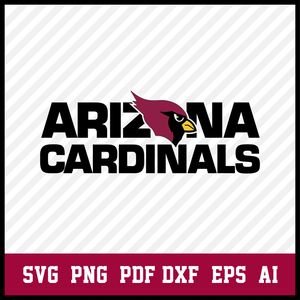 Arizona Cardinals Banner Logo Svg  Creative Design Maker –  Creativedesignmaker