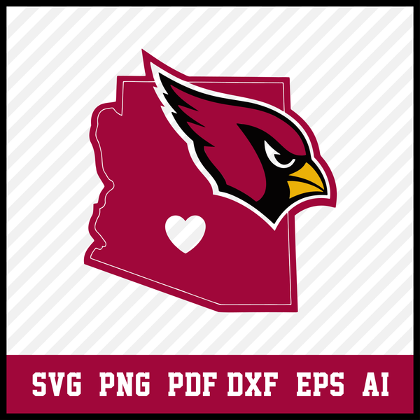 Arizona cardinals Flag Logo svg  Creative Design Maker –  Creativedesignmaker