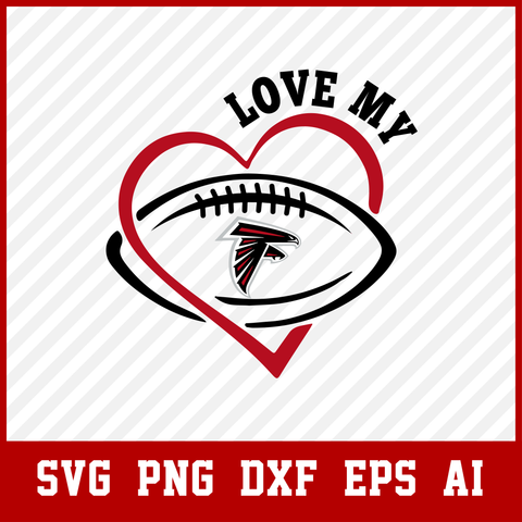 Love My Atlanta Falcons svg, Falcons Heart Svg, Atlanta Falcons Svg - Png, Atlanta Falcons Svg Files For Cricut, Atlanta Falcons Logo Svg, Atlanta Falcons Cut File, NFL svg  • INSTANT Digital DOWNLOAD includes: 1 Zip and the following file formats: SVG, DXF, PNG, AI, PDF  • Artwork files are perfect for printing, resizing, coloring and modifying with the appropriate software.