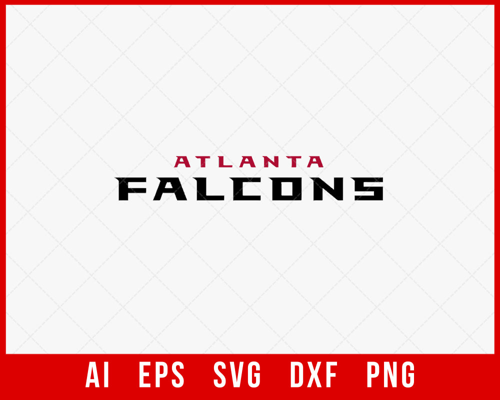 American Football SVG Atlanta Falcons Silhouette NFL SVG Cut File for Cricut Silhouette Digital Download