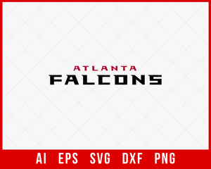 American Football SVG Atlanta Falcons Silhouette NFL SVG Cut File for Cricut Silhouette Digital Download