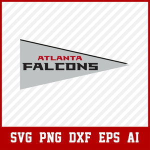 Atlanta Falcons Pennant Svg, Atlanta Falcons Svg - Png, Falcons Svg, Atlanta Falcons Svg Files For Cricut, Atlanta Falcons Logo Svg, Atlanta Falcons Cut File, NFL Svg  • INSTANT Digital DOWNLOAD includes: 1 Zip and the following file formats: SVG, DXF, PNG, AI, PDF  • Artwork files are perfect for printing, resizing, coloring and modifying with the appropriate software.