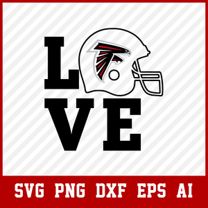 Atlanta Falcons love Svg - Png, Falcons hearts Svg, Falcons svg For Cricut, Atlanta Falcons Logo Svg, Atlanta Falcons Cut File, NFL Svg