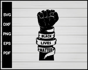 I CAN'T BREATHE AFRICAN AMERICAN BLACK LIVES MATTER SVG DESIGNS FOR CRICUT SILHOUETTE AND EPS PNG PRINTABLE FILES