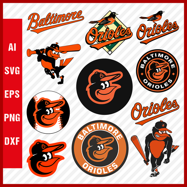 Baltimore Orioles Baseball team svg, Baseball Svg, Sport Svg, Cricut File,  Clipart, Bundle, Svg, Png, Eps, Dxf