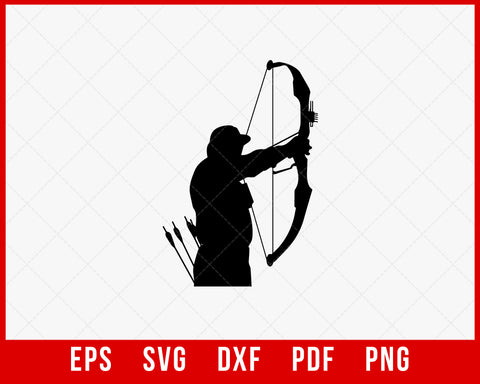Outdoor Life Bow Hunting SVG Cutting File Instant Download