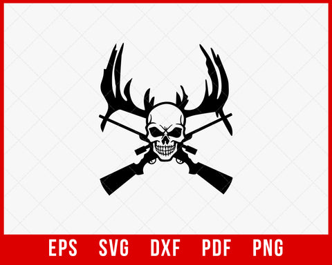 Buck Head Deer Hunting SVG Cutting File Instant Download